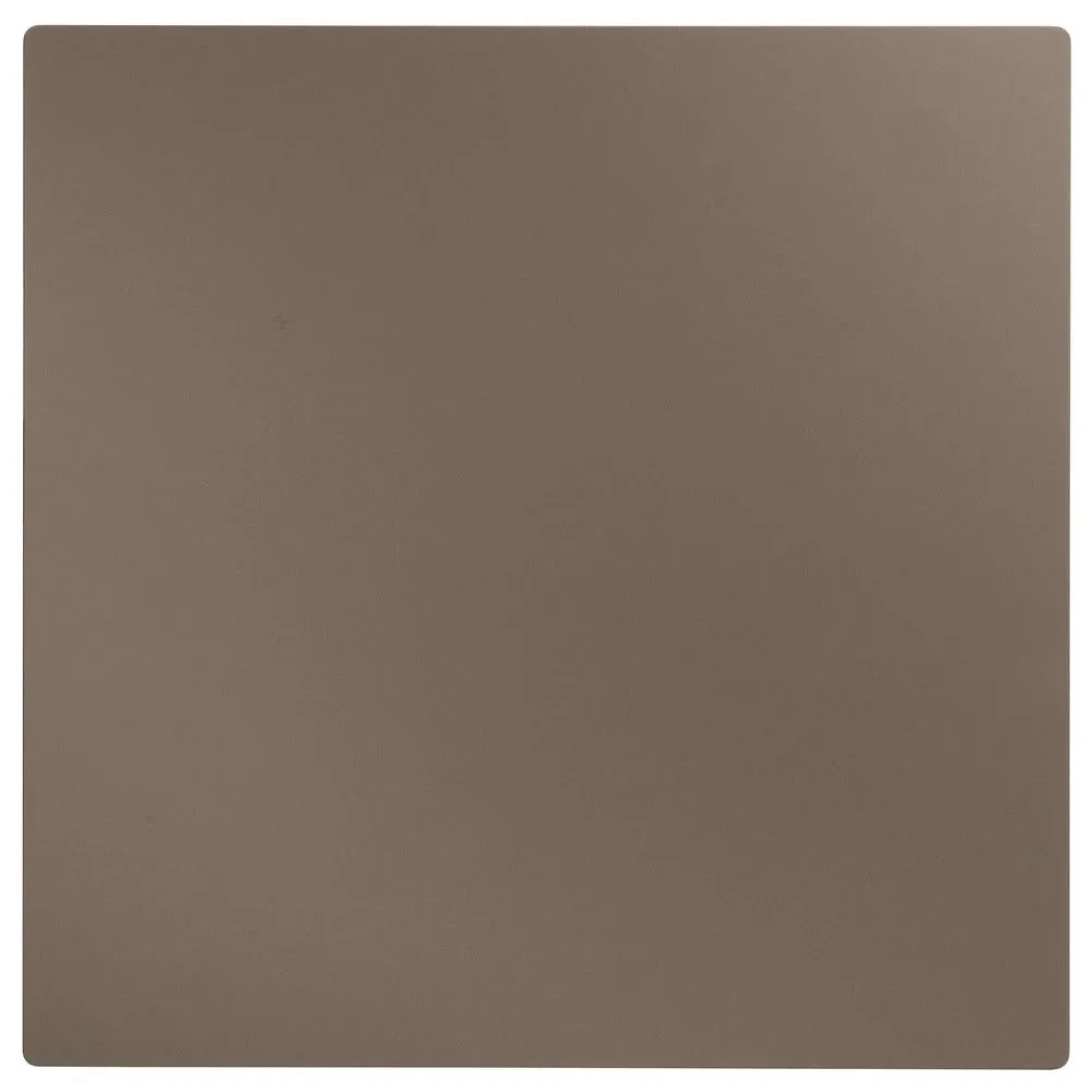 Ensemble table 60cm taupe et 2 fauteuils en métal taupe oviala